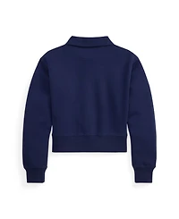 Polo Ralph Lauren Girls' 7-16 Collared Boxy Sweater
