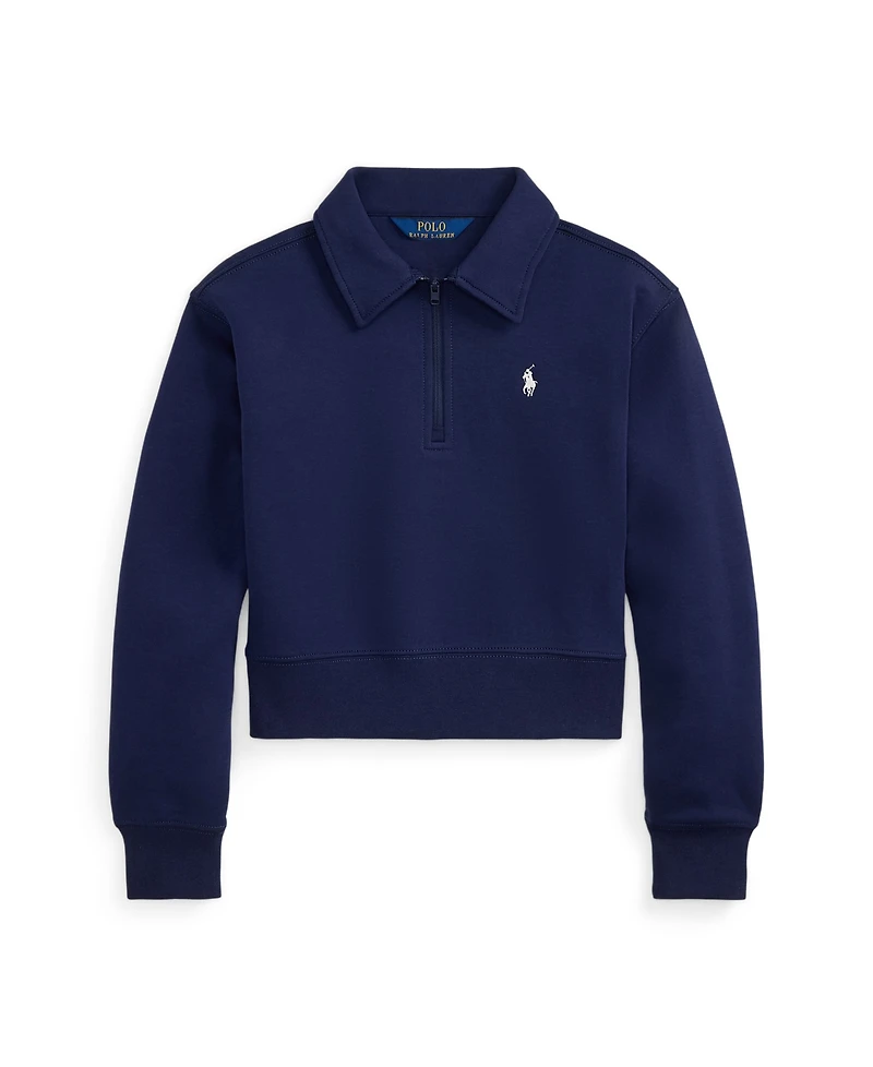 Polo Ralph Lauren Girls' 7-16 Collared Boxy Sweater
