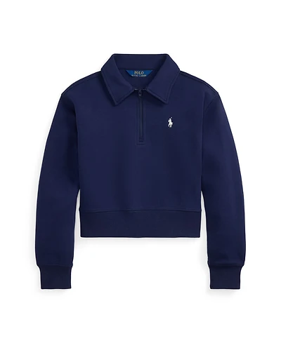 Polo Ralph Lauren Girls' 7-16 Collared Boxy Sweater