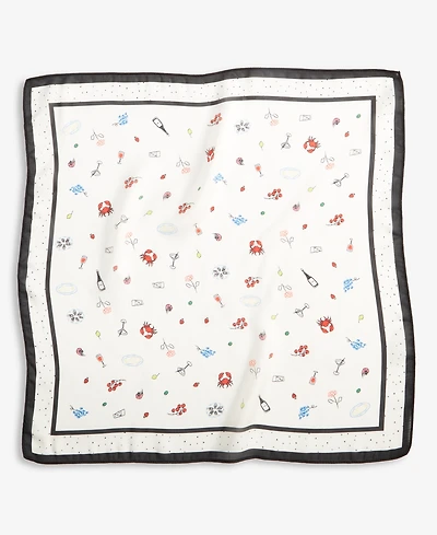 On 34th Food & Wine Print Bandana Scarf, Macy's Exclusive