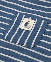 Huggies Baby Boys' Crewneck T-Shirt and Crinkled Shortall, 3-Piece Set