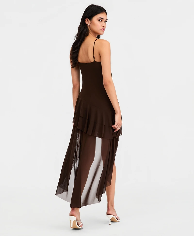 Bar Iii Women's Tiered High-Low Dress, Macy's Exclusive