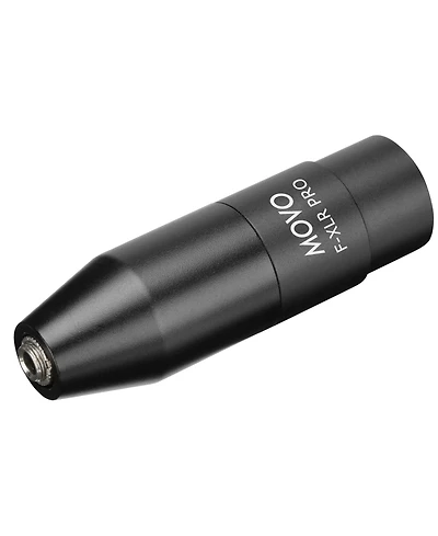 Movo Fxlr-pro 3.5mm (Trs) Mini-Jack Female Microphone Adapter to 3-pin Xlr Male Connector