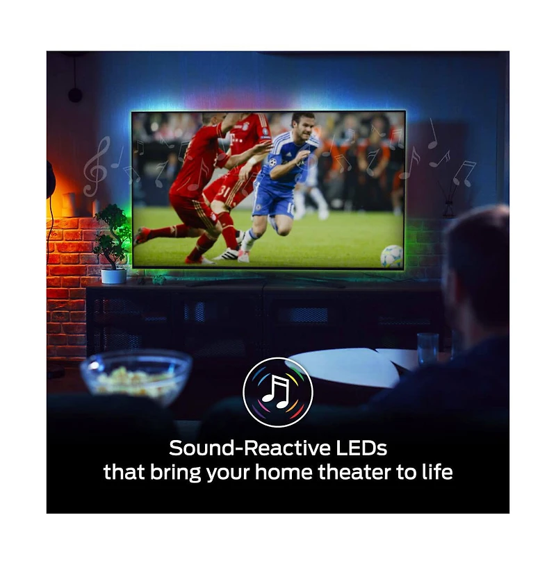 Monster Cable 10-Ft Ir Remote Controlled Rgb-ic Led Indoor Light Strip with Sound Reactive Microphone