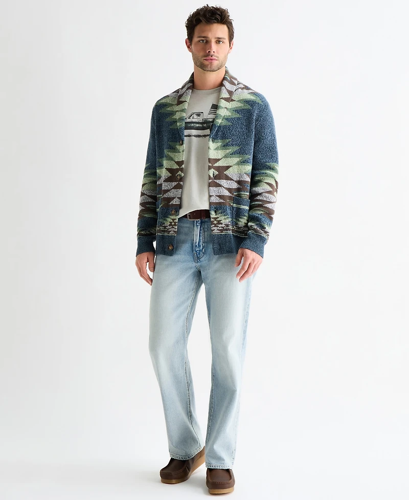 Lucky Brand Men's Shawl Collar Cardigan