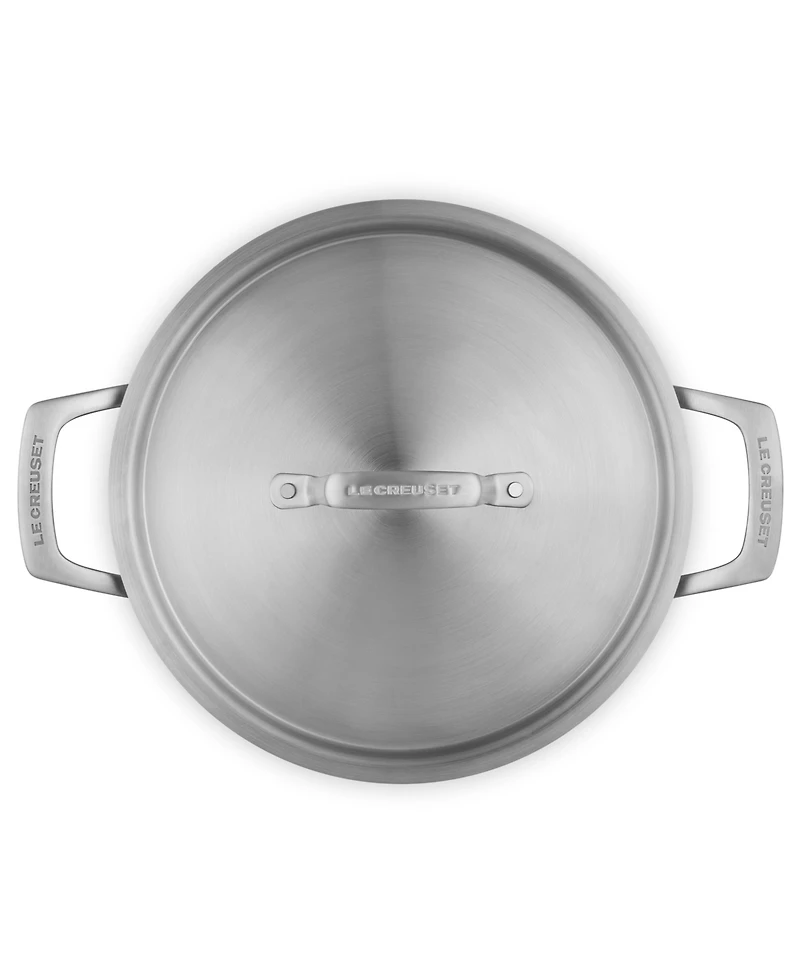 Le Creuset Essential Stainless Steel 6.5-Quart Deep Round Stockpot
