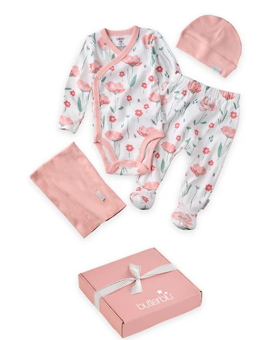 butterblu Baby Boys' or Girls' Take Me Home Layette Gift, 5-Piece Set