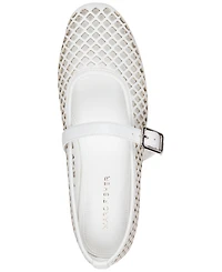 Marc Fisher Women's Baina Mesh Mary Jane Dress Flats