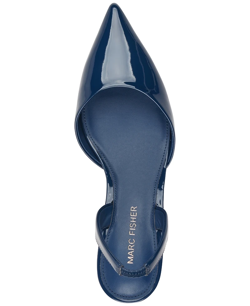 Marc Fisher Women's Iced Slingback Kitten Heel Pumps