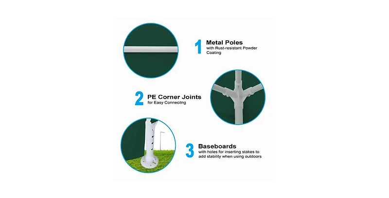 Flynama One 9' Solar Umbrella 32 Led Lighted Patio Umbrella Table Market Umbrella with Push Button Tilt