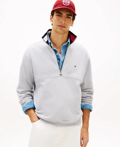 Tommy Hilfiger Men's Flag Zip Sweatshirt, Regular and Big & Tall