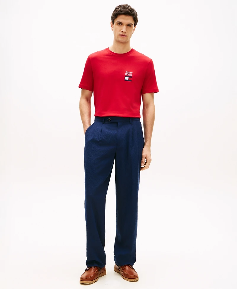 Tommy Hilfiger Men's Crewneck Brand Love Stack T-Shirt