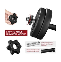 Yaheetech Workout Body Building Training Home Dumbbell Set