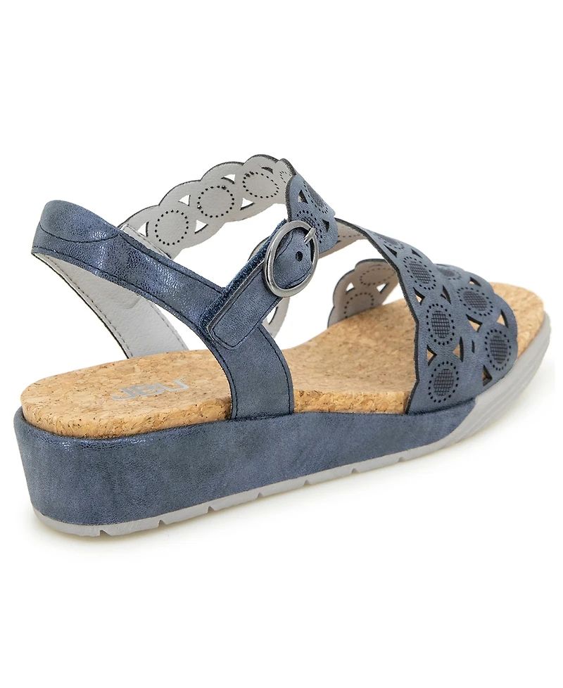 Jbu Women's Winona Round Toe Casual Sandals
