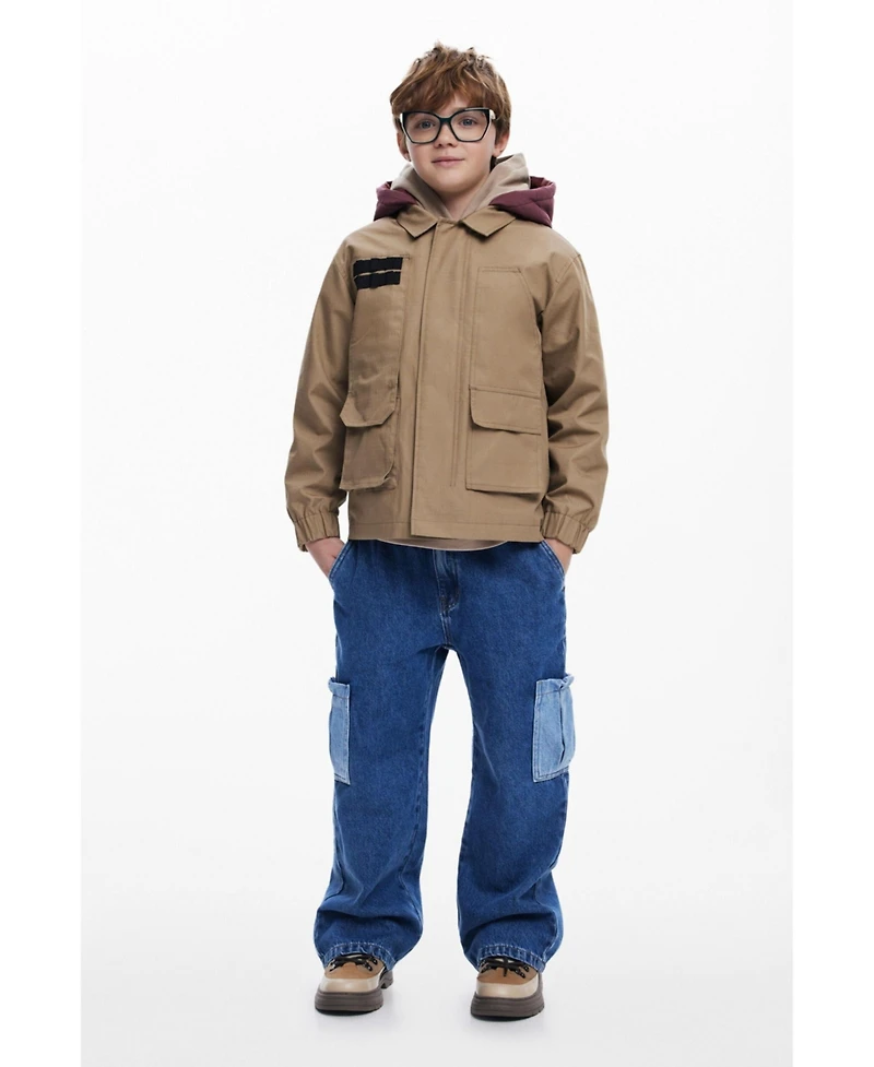Desigual Boys Boys's Detachable utility parka Coats