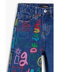 Desigual Girls Girls's Happy denim pants
