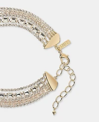 I.n.c. International Concepts Crystal Multi-Row Statement Necklace, 16" + 3" extender, Macy's Exclusive