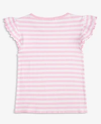 Epic Threads Girls' 5-20 Stripe Flutter-Sleeve Top, Macy's Exclusive