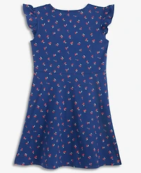 Epic Threads Girls' 5-20 Cotton Cherries-Print Flutter-Sleeve Dress, Macy's Exclusive