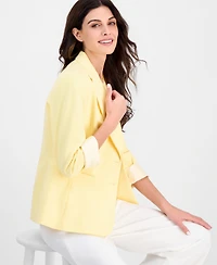 Tahari Asl Women's Two-Button Peak-Lapel Jacket