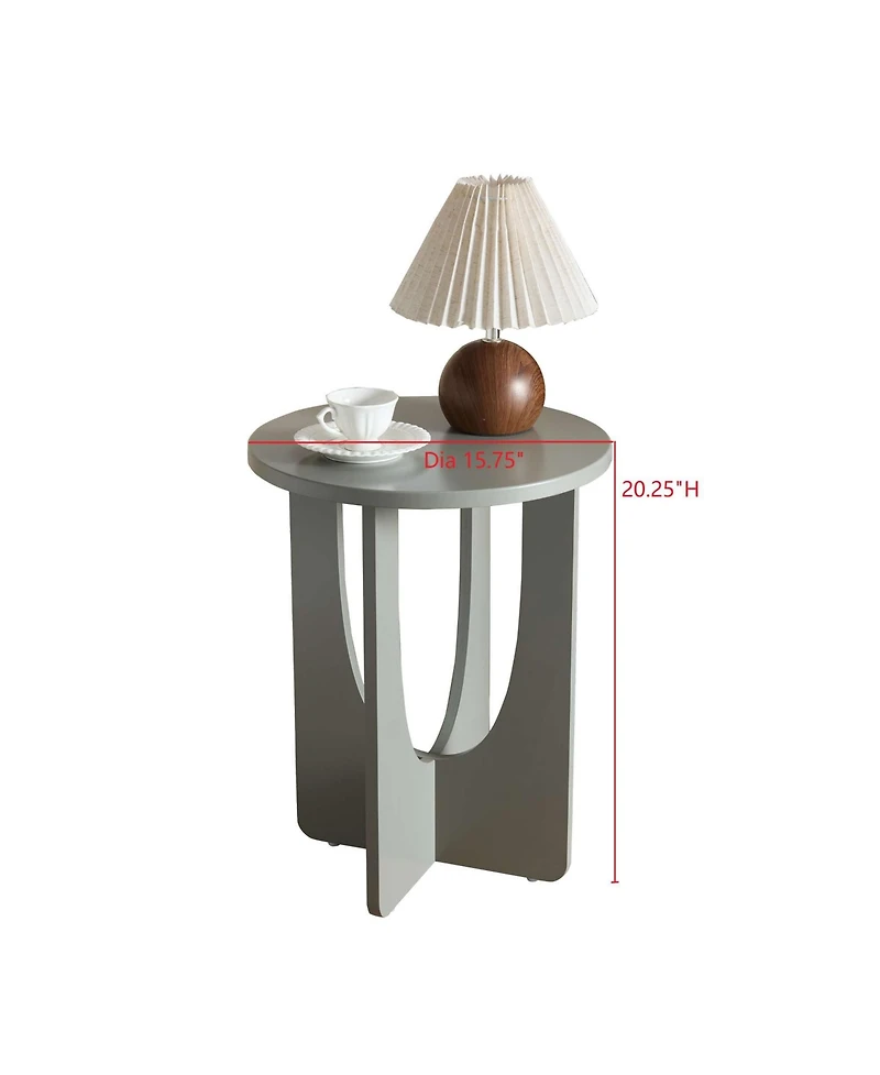 Kings Brand Furniture Sculpted Side Table