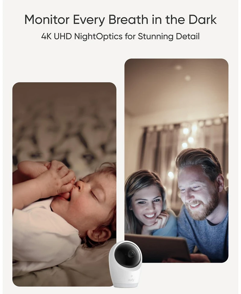 eufy Baby Security Monitor E21 with 4K Uhd Camera