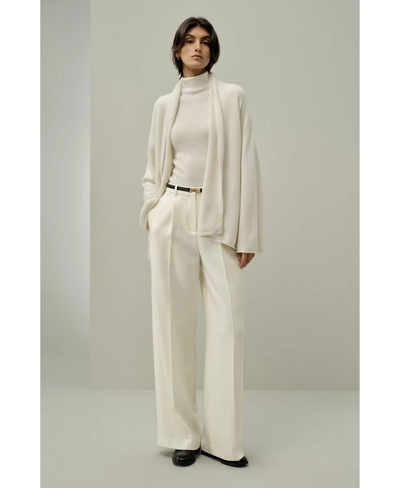 Lilysilk Women's Cashmere Lounge Wrap Cardigan