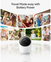 eufy Baby Monitor E20, 2K Resolution, 5'' 720p Display
