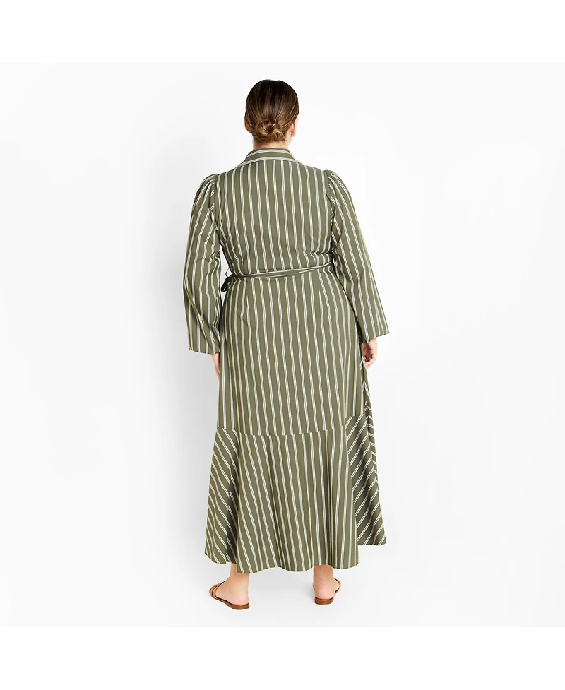 City Chic Plus Selena Wrap Dress