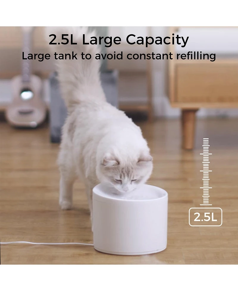 eco4life WiFi Pet Smart Water Fountain (2.5L)