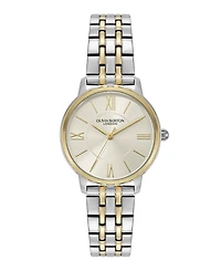 Olivia Burton Women's Westbourne Two Tone Stainless Steel Bracelet Watch, 30mm