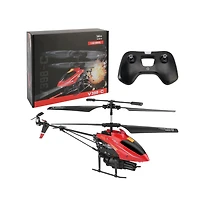 Bruce & Shark 2.4G Rc Helicopter with Lights, 6-Axis Gyro, Auto Hover & Crash Proof Design