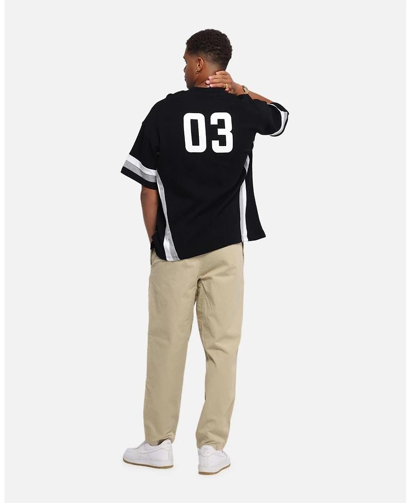 Carre Men's Graffiti Waffle T-Shirt Black