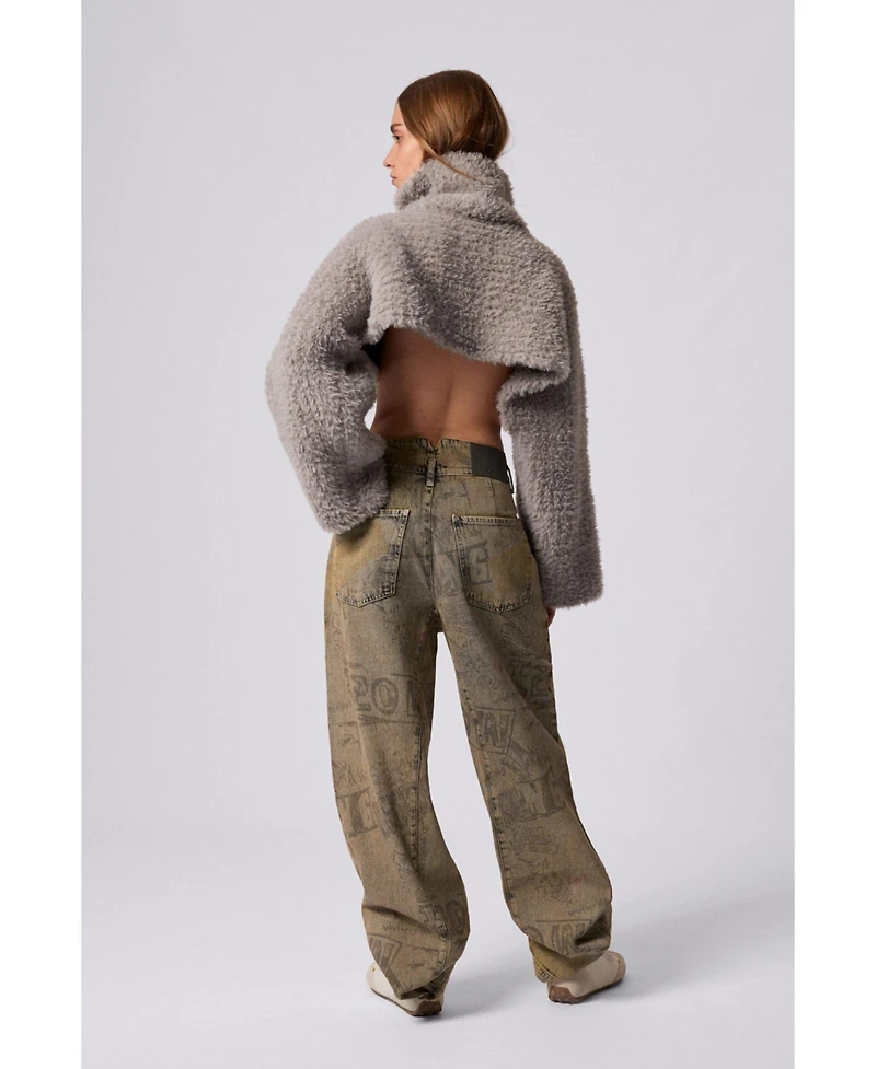Desigual Women's Pack Crop Sweater and Hat