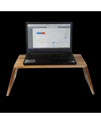 VictorTechnology High Rise Acacia Wood Laptop Riser