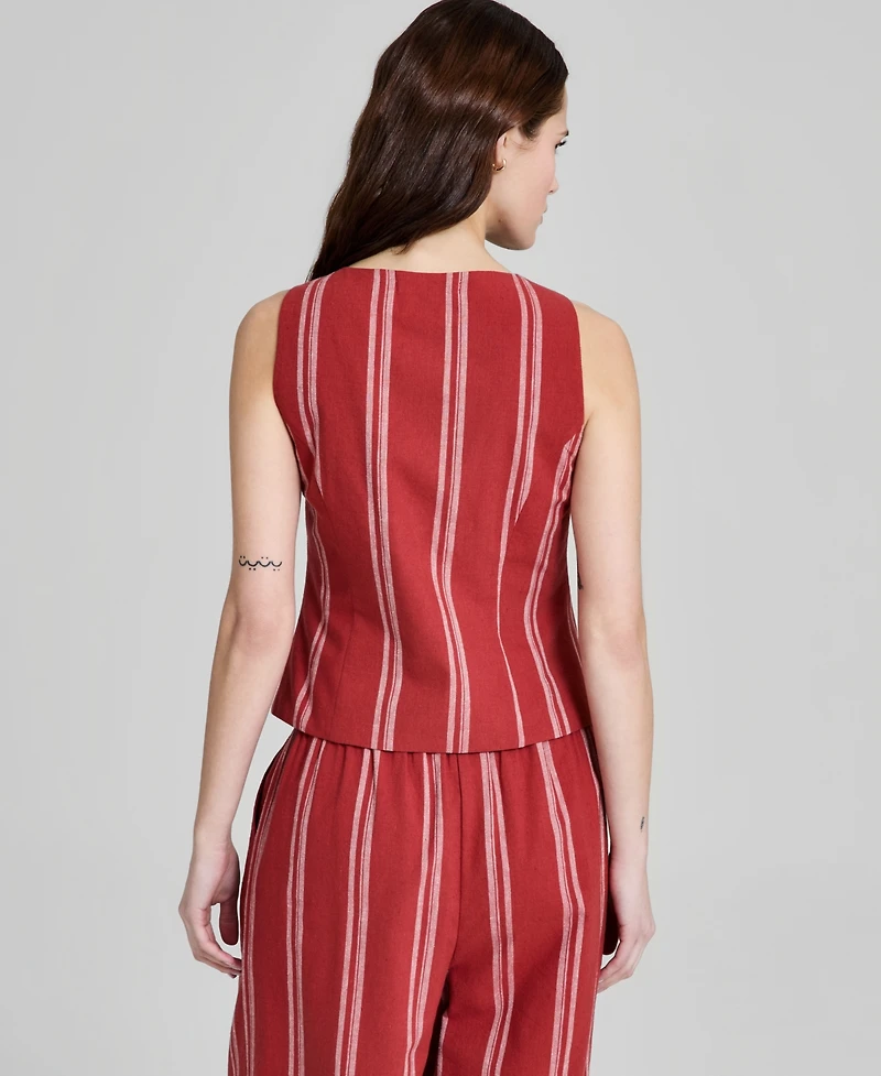 And Now This Petite Square Neck Vest, Macy's Exclusive