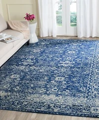 Safavieh Evoke Evk270a Navy Ivory Area Rugs