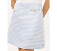 Tommy Hilfiger Women's Tweed Short Skirt