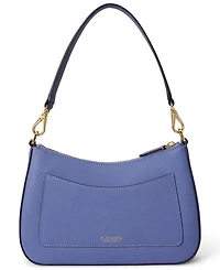 Lauren Ralph Lauren Danni Small Crosshatch Leather Slim Shoulder Bag