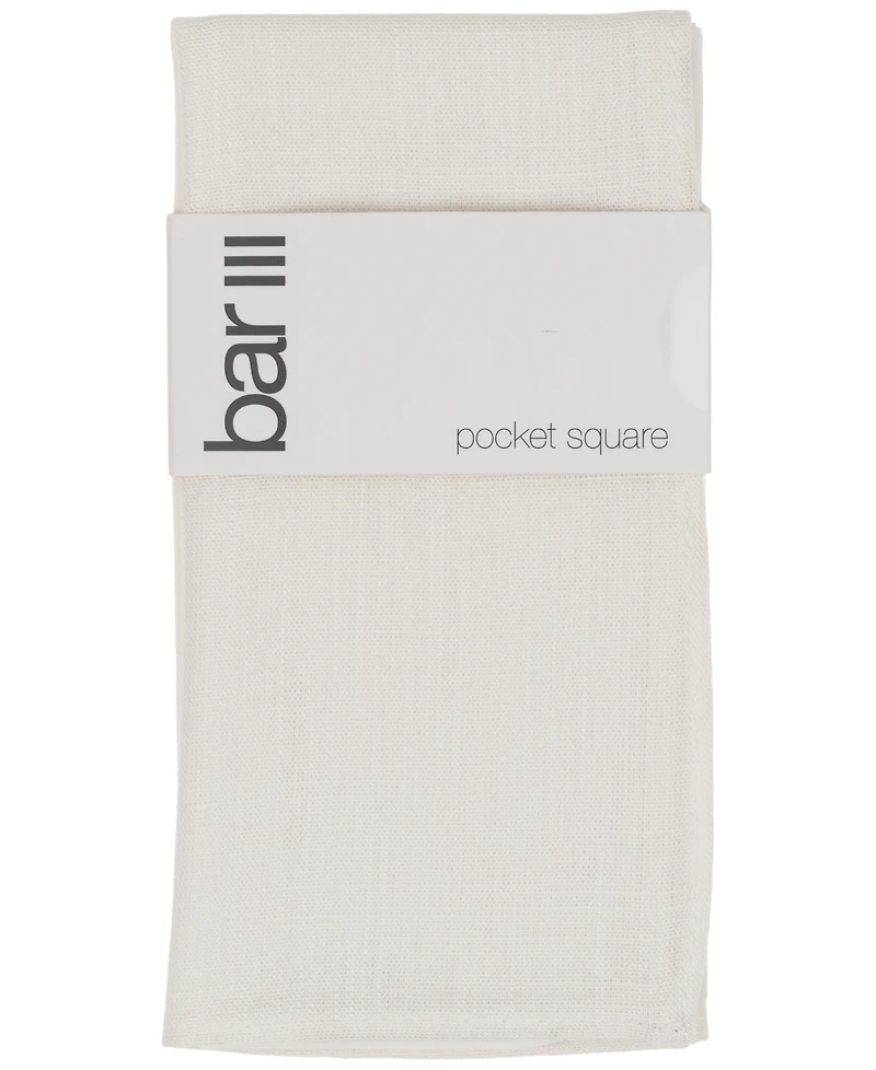 Bar Iii Men's Seasonal Solid Pocket Square, Macy's Exclusive