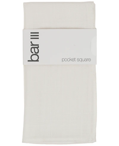 Bar Iii Men's Seasonal Solid Pocket Square, Macy's Exclusive