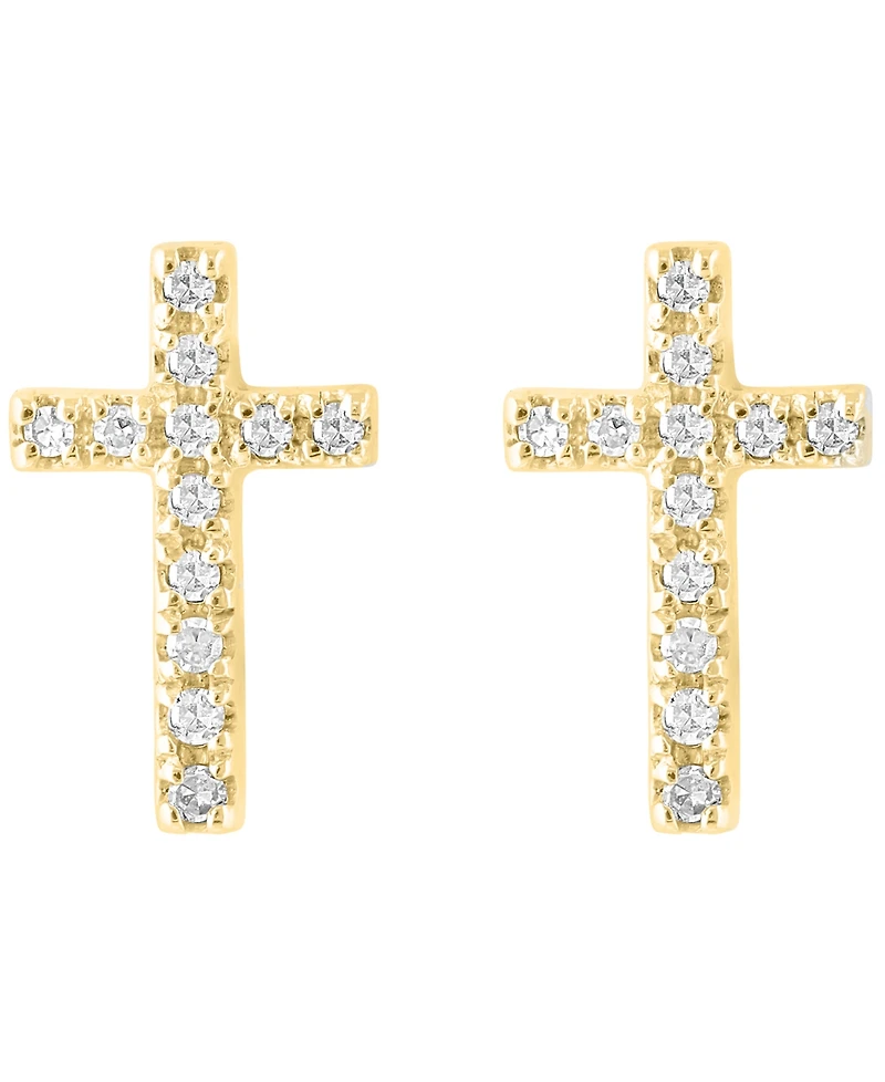 Effy Collection Diamond Earrings (1/10 ct. t.w.) in 14k Yellow Gold