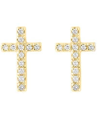 Effy Collection Diamond Earrings (1/10 ct. t.w.) in 14k Yellow Gold