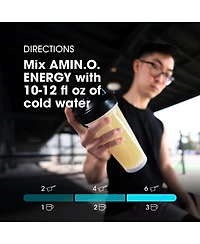 Optimum Nutrition Essential Amino Energy Hydration Plus Focus Powder, Tropical Lemonade, 30 Servings