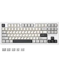 Lofree YZ87 75% Gasket Mechanical Keyboard, Tkl Wireless Hot Swappable Bluetooth Gaming Keyboard with 4-Layer Padding, BT5.0/2.4Ghz/Type-c Nkro Rgb