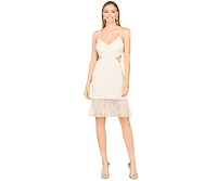 Lara Women's Beaded Cutout Bridal Midi Dress