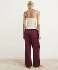 Mango Women's Satin Long Pants