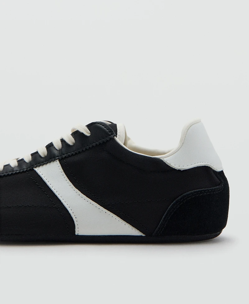 Mango Women's Laces Combined Sneakers