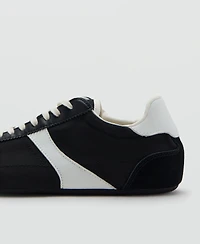 Mango Women's Laces Combined Sneakers