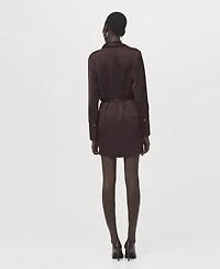 Mango Women's Foulard Satin Dress